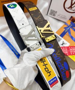 Belt LV Louis Vuitton's top tier replicaThe waistband is made of 100% cowhide, ensuring a ma arukl85t