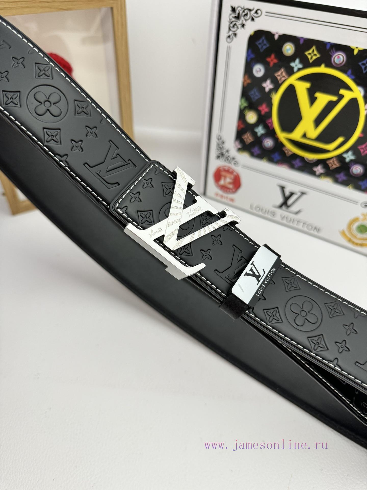 LV... Louis VuittonMaterial: Leather Belt with 100% Head Layer. The leather belt is guarante 1kz9uyuk - Image 8