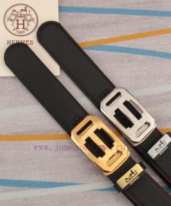 Belt and belt, automatic leather belt from Herm è sMen's belt material: 100% head layer cowh 9wsxdg73