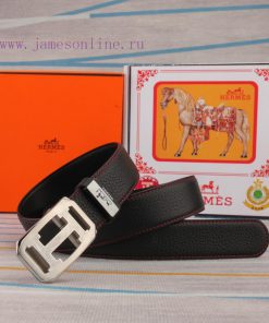 Belt and belt, automatic leather belt from Herm è sMen's belt material: 100% head layer cowh s52ve7eg