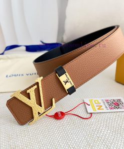LV... Louis Vuitton Belt and BeltsBuckle, classic pure steel material acrylic face letter bu egu8xz7q