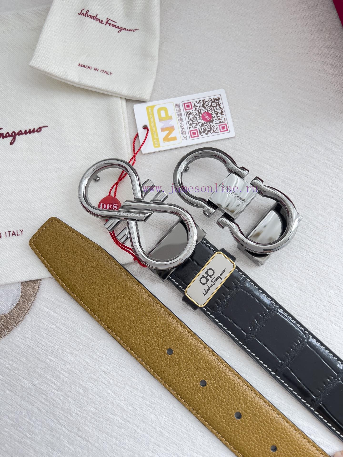 Ferragamo Ferrgamo ️ Belt and beltHanging buckle, classic hanging buckle made of pure copper e57pf8h0 - Image 10