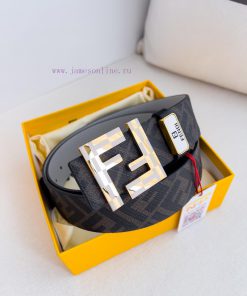 Fendi FENDI ️ Belt and beltBuckle, original classic pure copper boutique letter buckle, phot 88csx2bk