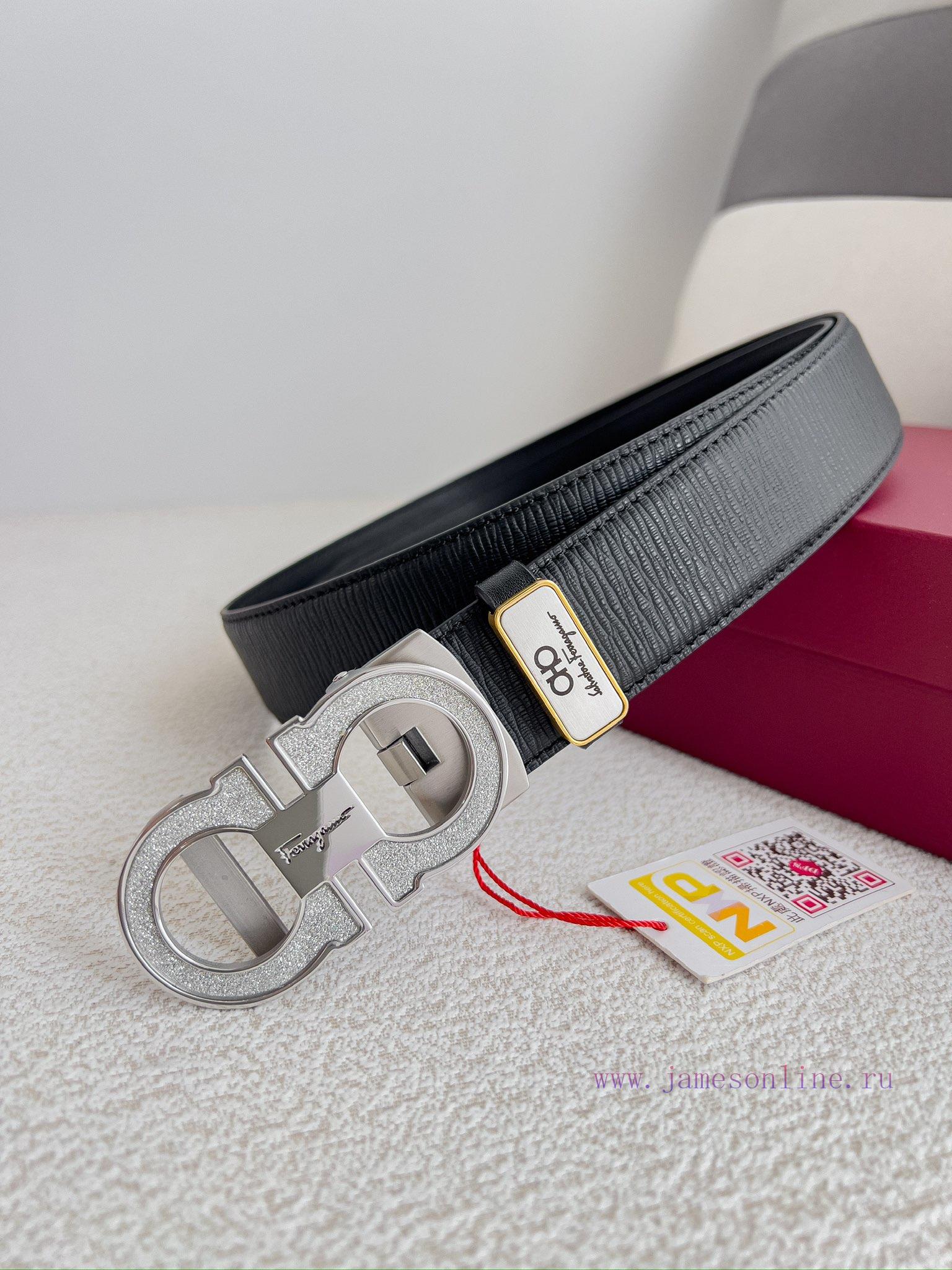Ferrgamo.. Ferragamo Belt ️ Automatic BeltAutomatic buckle, pure steel material automatic bu hu27clz5
