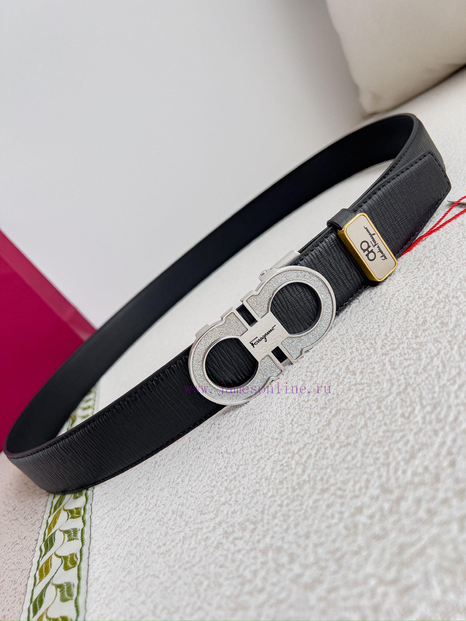 Ferrgamo.. Ferragamo Belt ️ Automatic BeltAutomatic buckle, pure steel material automatic bu hu27clz5 - Image 7