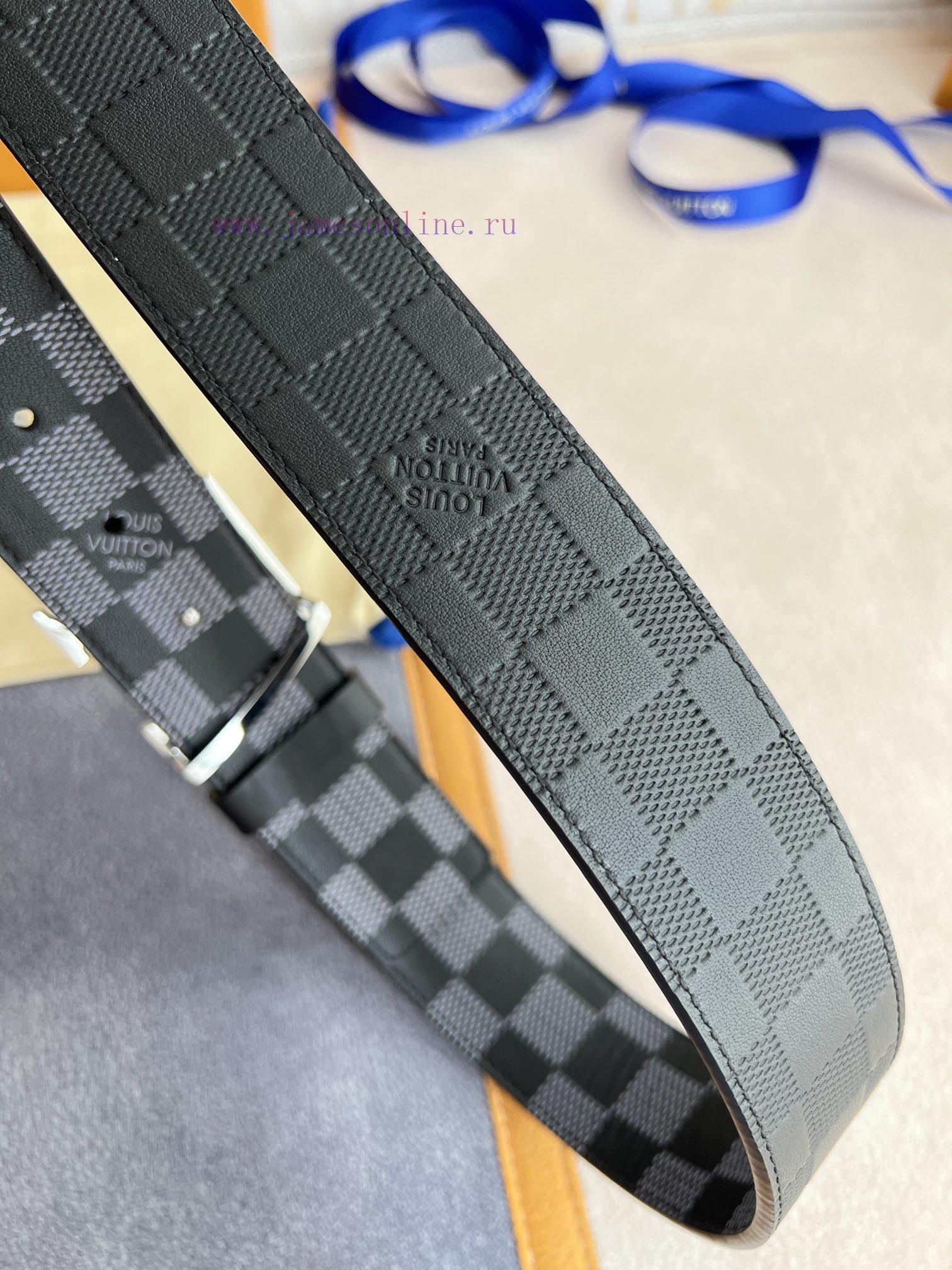 LV... Louis Vuitton Belt and BeltsBuckle, classic pure steel material buckle, top layer cowh onb7j9gp - Image 6