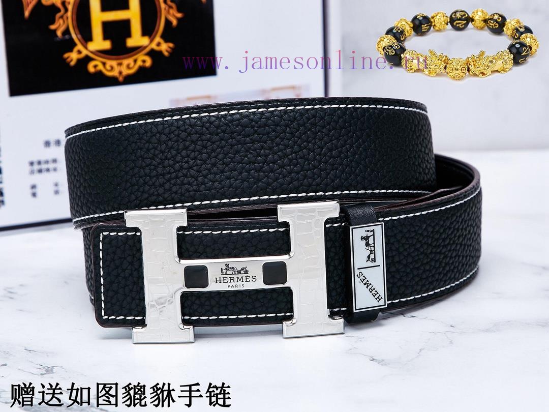 Belts from Herm è s Her...The waistband is made of 100% cowhide, ensuring that the genuine l sjdx67hq - Image 4
