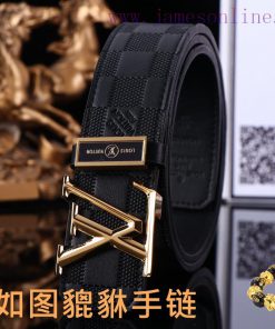 Belt LV Louis VuittonThe waistband is made of 100% cowhide, ensuring that the genuine leathe x2rqw5wo