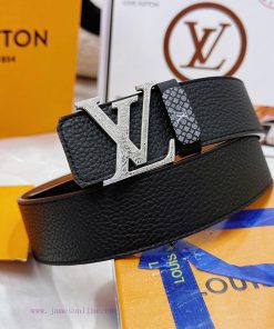 Belt LV Louis Vuitton's top tier replicaThe waistband is made of 100% cowhide, ensuring genu q8t55jby