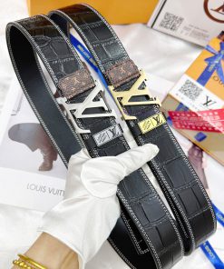 Belt LV Louis Vuitton's top tier replicaThe waistband is made of 100% imported original cowh f3w1ldlb