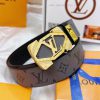 Belt LV Louis Vuitton's top tier replicaThe waistband is made of 100% head layer cowhide, en 2gjlwvs3