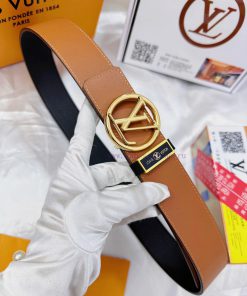 Belt LV Louis Vuitton's top tier replicaThe waistband is made of 100% head layer cowhide, en 3d0h0tx3