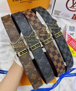Belt LV Louis Vuitton's top tier replicaThe waistband is made of 100% cowhide, ensuring genu 55djyiw5