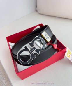 Ferragamo Ferrgamo ️ Belt and beltHanging buckle, classic hanging buckle made of pure copper rt6vq5f4