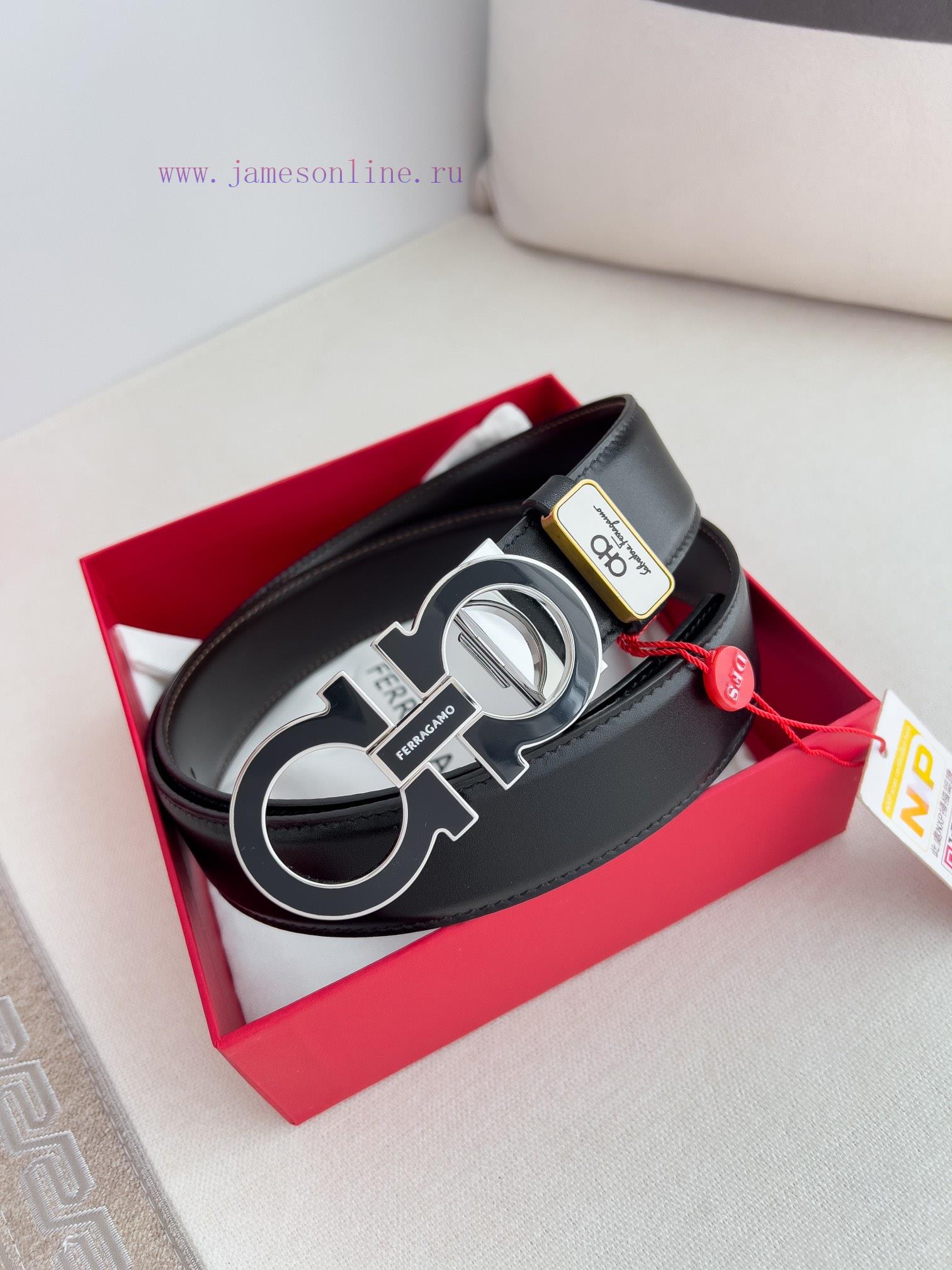 Ferragamo Ferrgamo ️ Belt and beltHanging buckle, classic hanging buckle made of pure copper rt6vq5f4 - Image 2