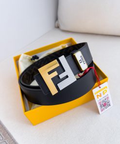 Fendi FENDI ️ Belt and beltBuckle, original classic pure copper boutique letter buckle, phot xismuic1