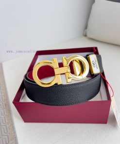 Ferragamo Ferrgamo ️ Belt and beltHanging buckle, classic hanging buckle made of pure copper g9asxza8