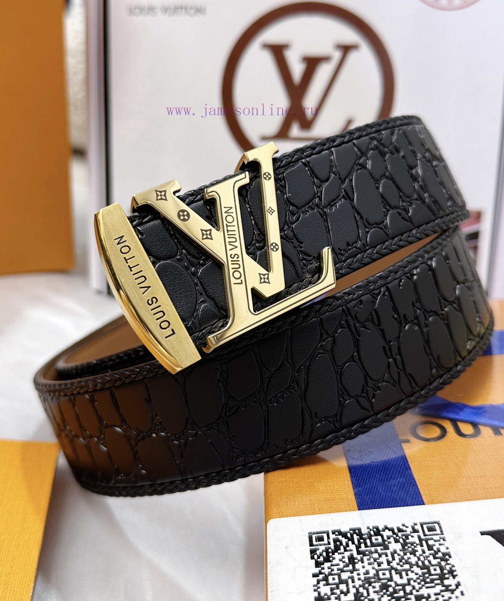Belt LV Louis Vuitton's top tier replicaThe waistband is made of 100% cowhide, ensuring genu t74ryb57