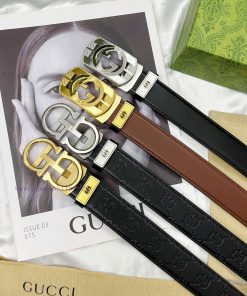 Belt Gucci Gucci automatic buckle-Belt replica Gucci The automatic belt series is made of 10 96yz1z4r