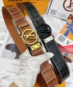 Belt LV Louis Vuitton's top tier replicaThe waistband is made of 100% imported original cowh iqtznp06