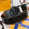 Belt LV Louis Vuitton's top tier replicaThe waistband is made of 100% imported original cowh gvp0qtar