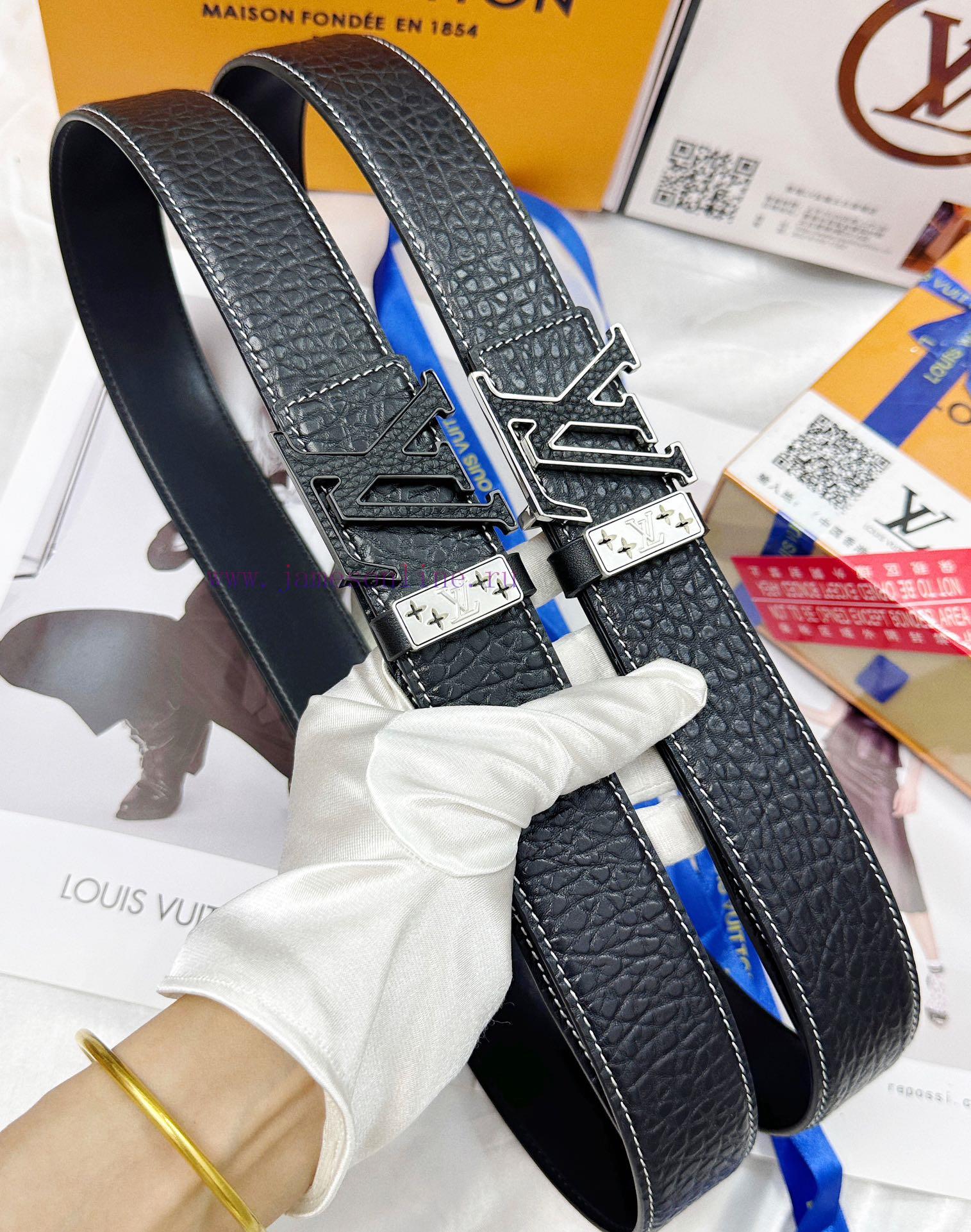 Belt LV Louis Vuitton's top tier replicaThe belt is made of 100% imported original cowhide, lt5wdu62