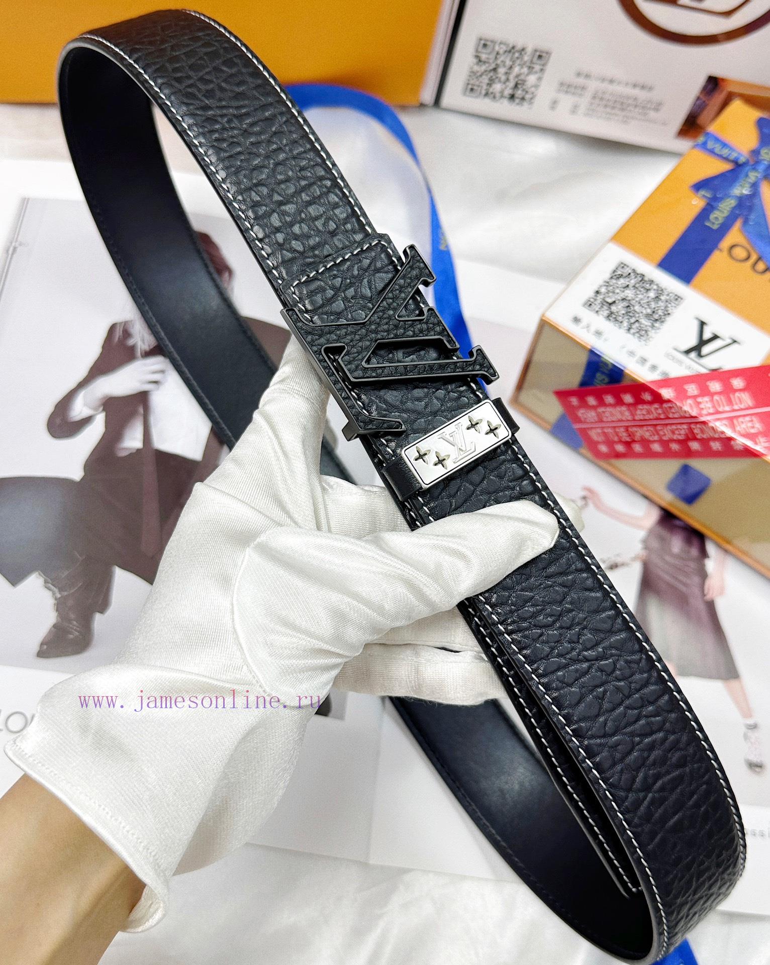 Belt LV Louis Vuitton's top tier replicaThe belt is made of 100% imported original cowhide, lt5wdu62 - Image 6