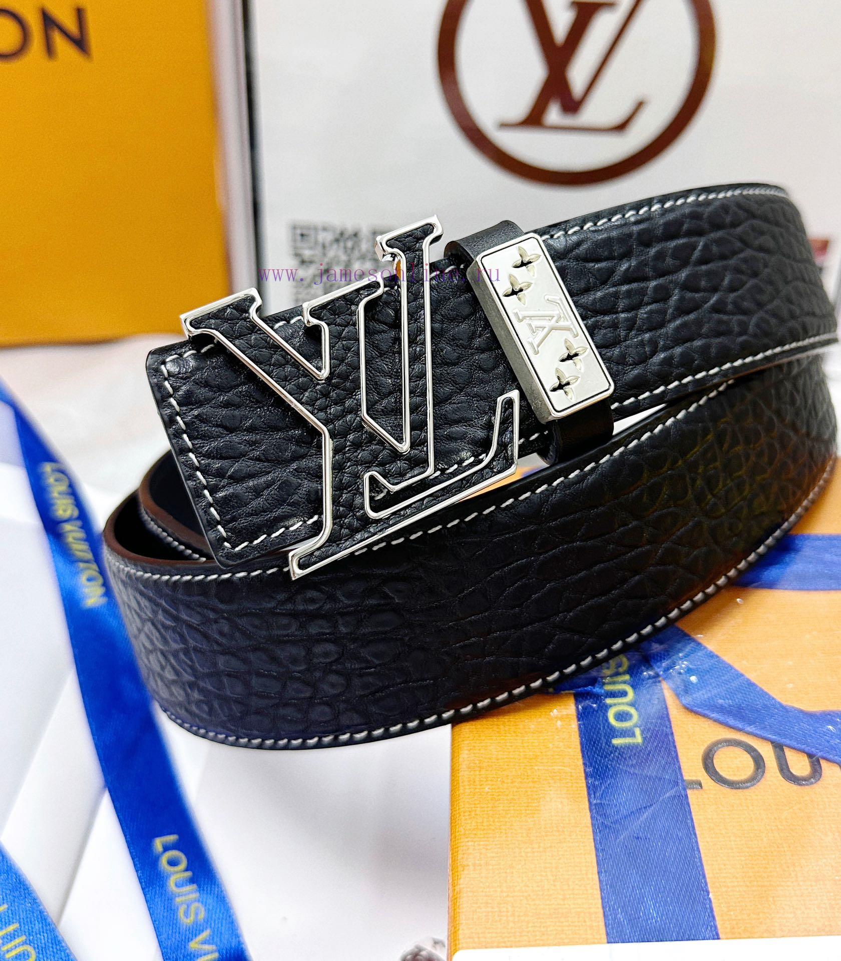Belt LV Louis Vuitton's top tier replicaThe belt is made of 100% imported original cowhide, uirj3dbm - Image 2