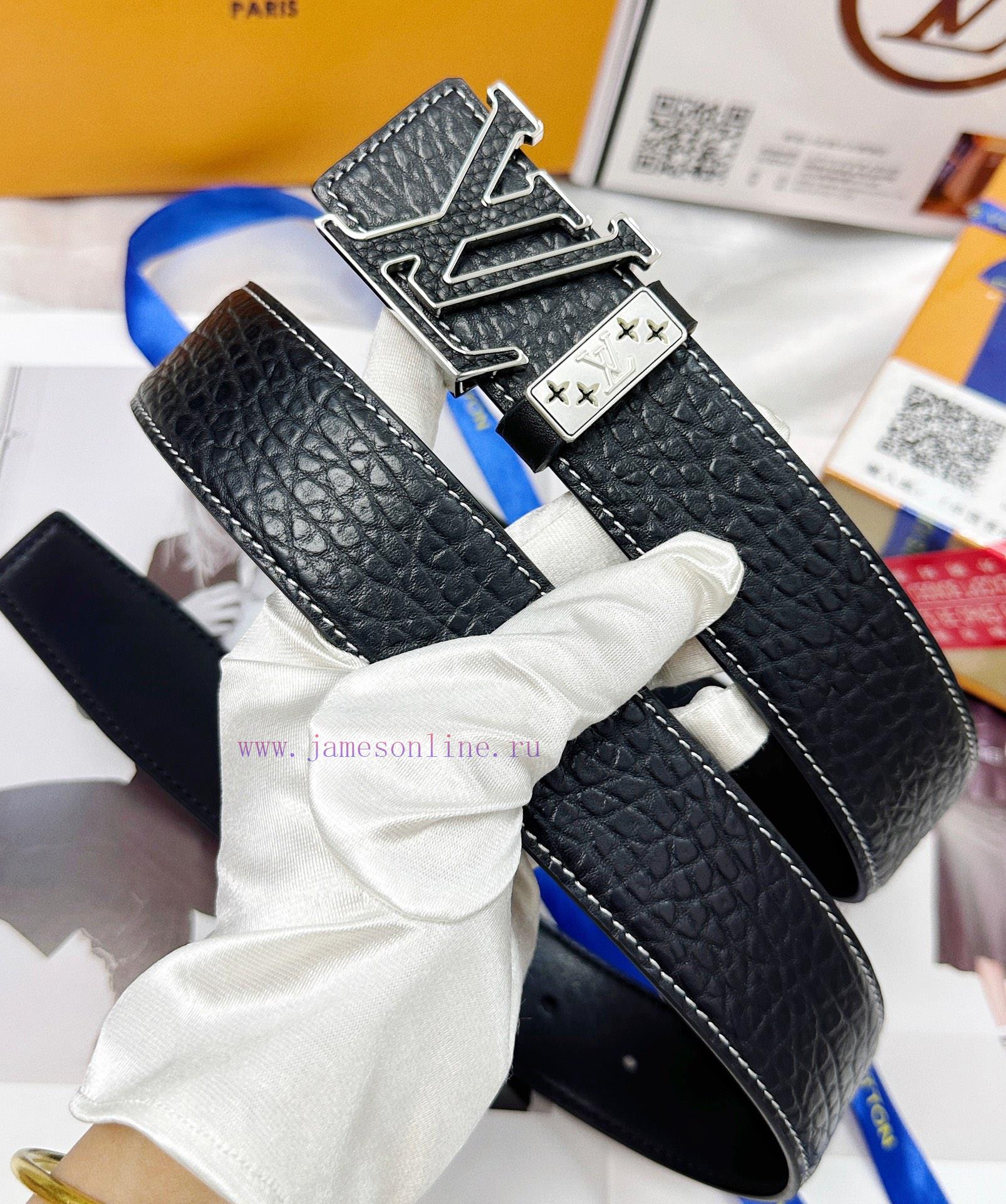 Belt LV Louis Vuitton's top tier replicaThe belt is made of 100% imported original cowhide, uirj3dbm - Image 4