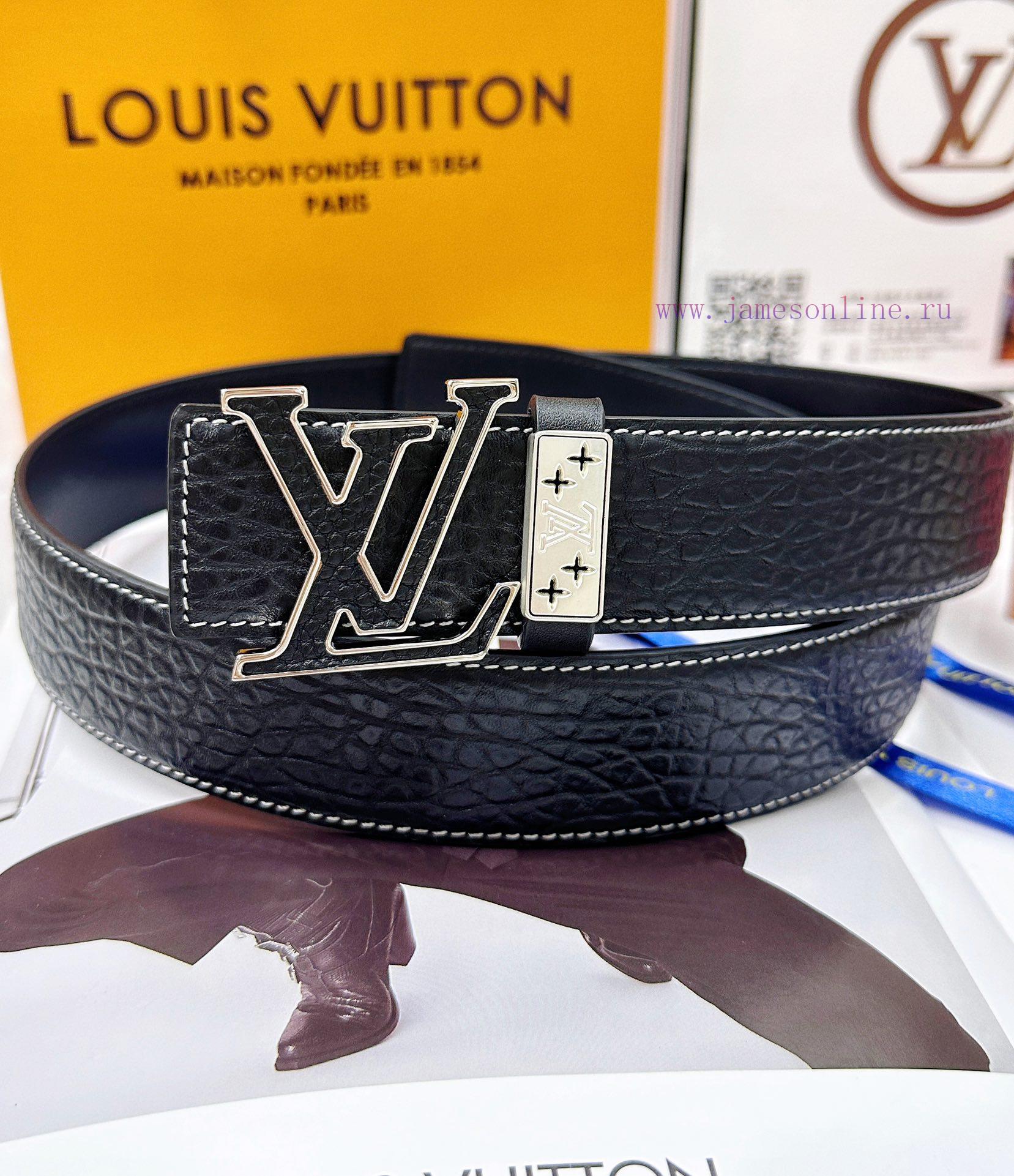 Belt LV Louis Vuitton's top tier replicaThe belt is made of 100% imported original cowhide, uirj3dbm - Image 6