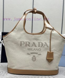 The new large tote bag, 1bg472, is made of linen blend fabric, showcasing a fashionable senswbvmybsm