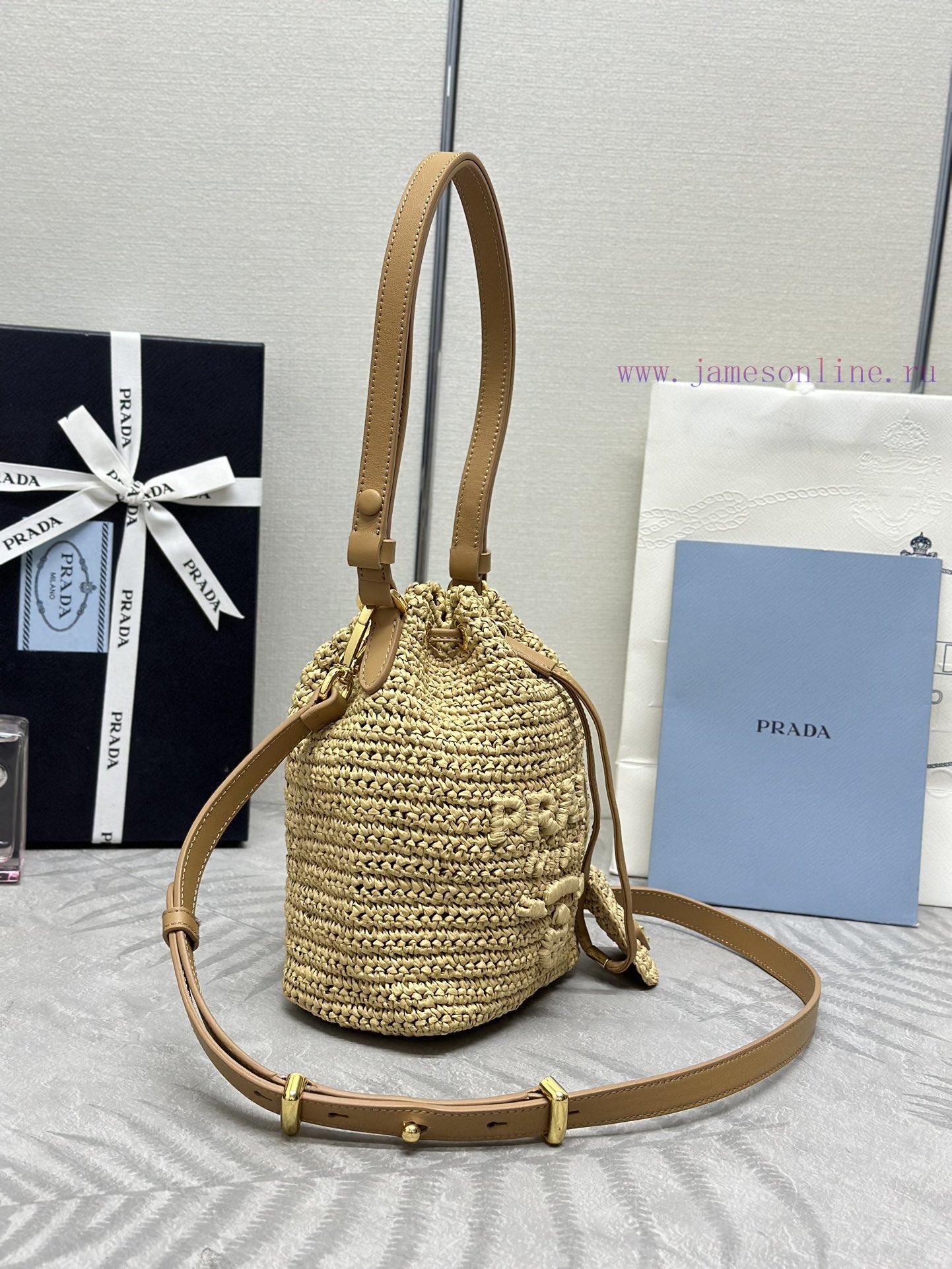 Paired version full set packaging, customized, straw water bucket bag 1BE068This handmade wanokat6yq - Image 5