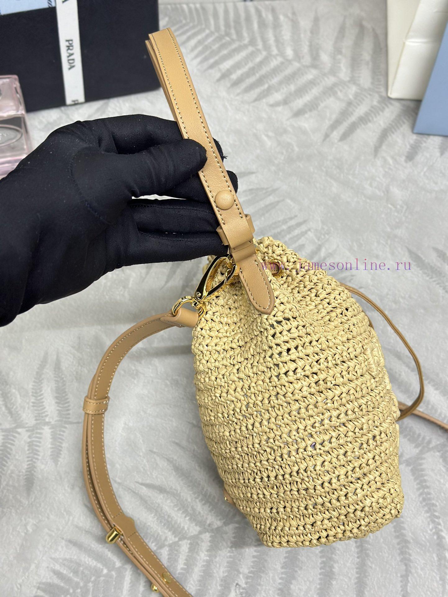 Paired version full set packaging, customized, straw water bucket bag 1BE068This handmade wanokat6yq - Image 6