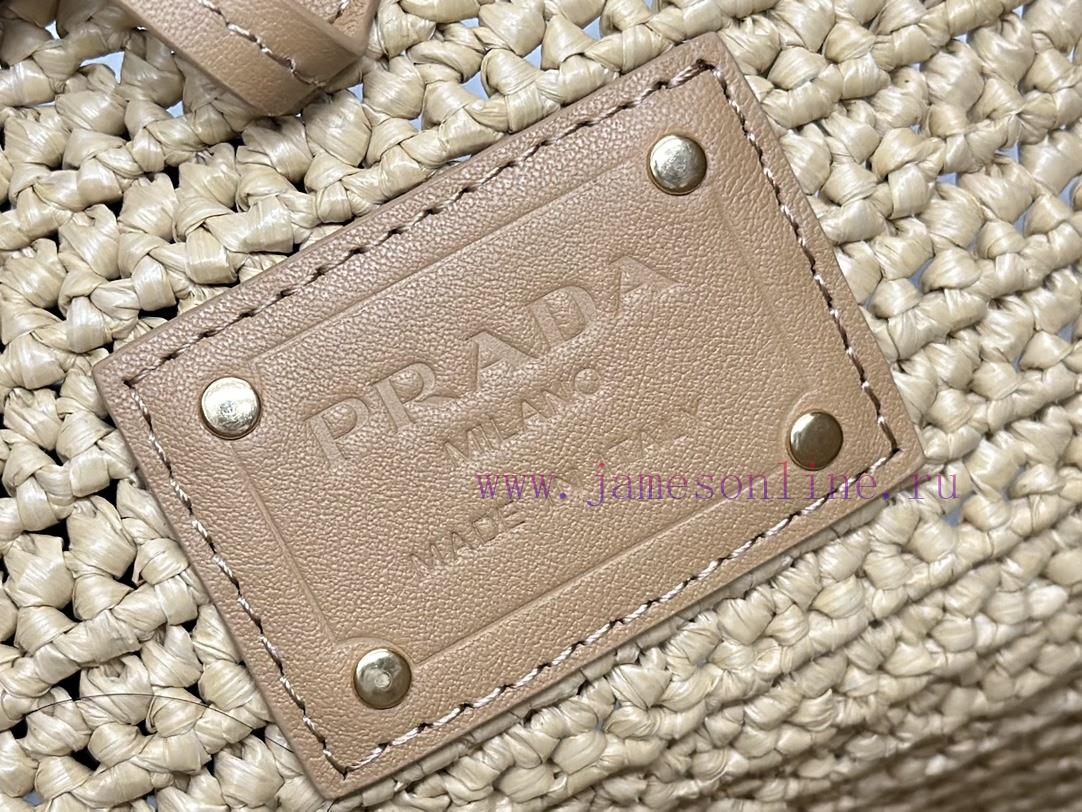 Prada's new Lafite straw crossbody 1BG186 is full of artistic atmosphere. The Lafite straw wf78iek1n - Image 10