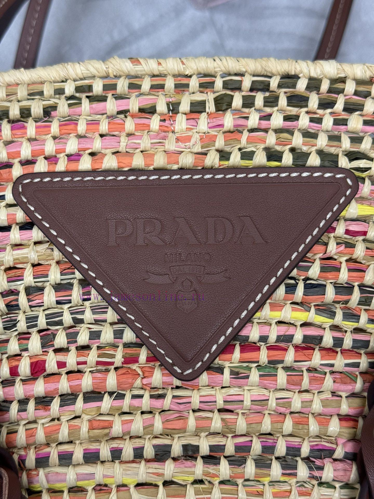 1BG312 grass woven vegetable basket, made of pure natural Lafite grass and paired with brownjjlwyqoq - Image 7