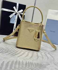 , (Paired version full package, customized), new color bucket bag 1BA373 goldThis bucket bag3uixfzou