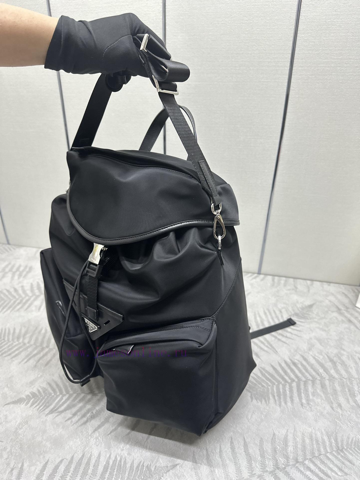 New men's backpack, 2024 spring/summer runway style, 2VZ108, equipped with adjustable long s9xx79ew4 - Image 4