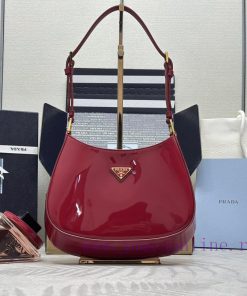 (Paired version full set packaging, customized), new release, patent leather armpit bag 1BC1ahxhzj3a