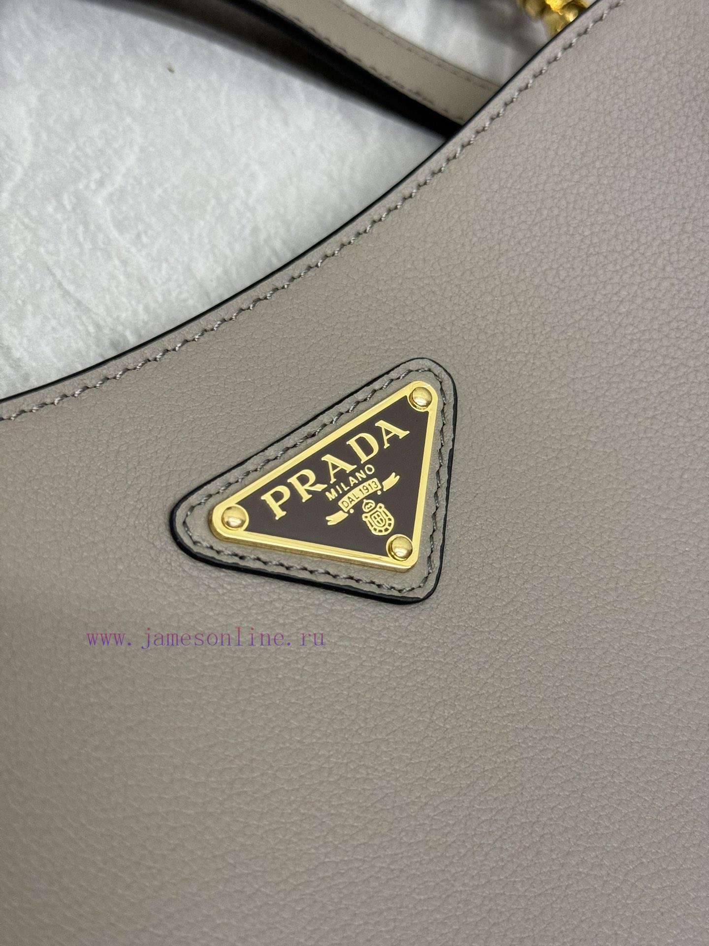 P Home's new shoulder bag 1BH220 has arrived. Tote bag is a leather shoulder bag with a simpr99jgze1 - Image 7