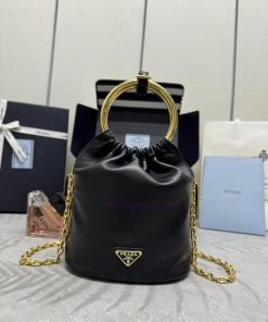 , (complete set of paired packaging, customized), new bucket bag 1BC227 sheepskinThis mini b0874akvm