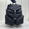 P. New men's backpack, 2024 spring/summer runway style, 2VZ108, equipped with adjustable lonknirnz9l