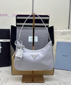 Paired version full package, customized), Prada's latest popular leather shoulder strap whitct6exmih