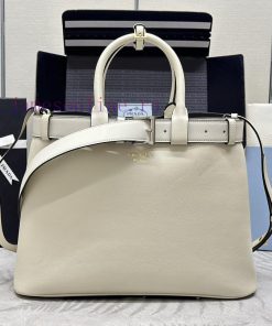 New women's bag size 38CM1BA416 with large belt, [Strong] 2024 new DoubleBag large shopping 0ujq5qv6