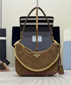 , (Paired version full package, customized), suede Hobo 1BC204 handbag/armpit bag/crossbody 15l3c8fq