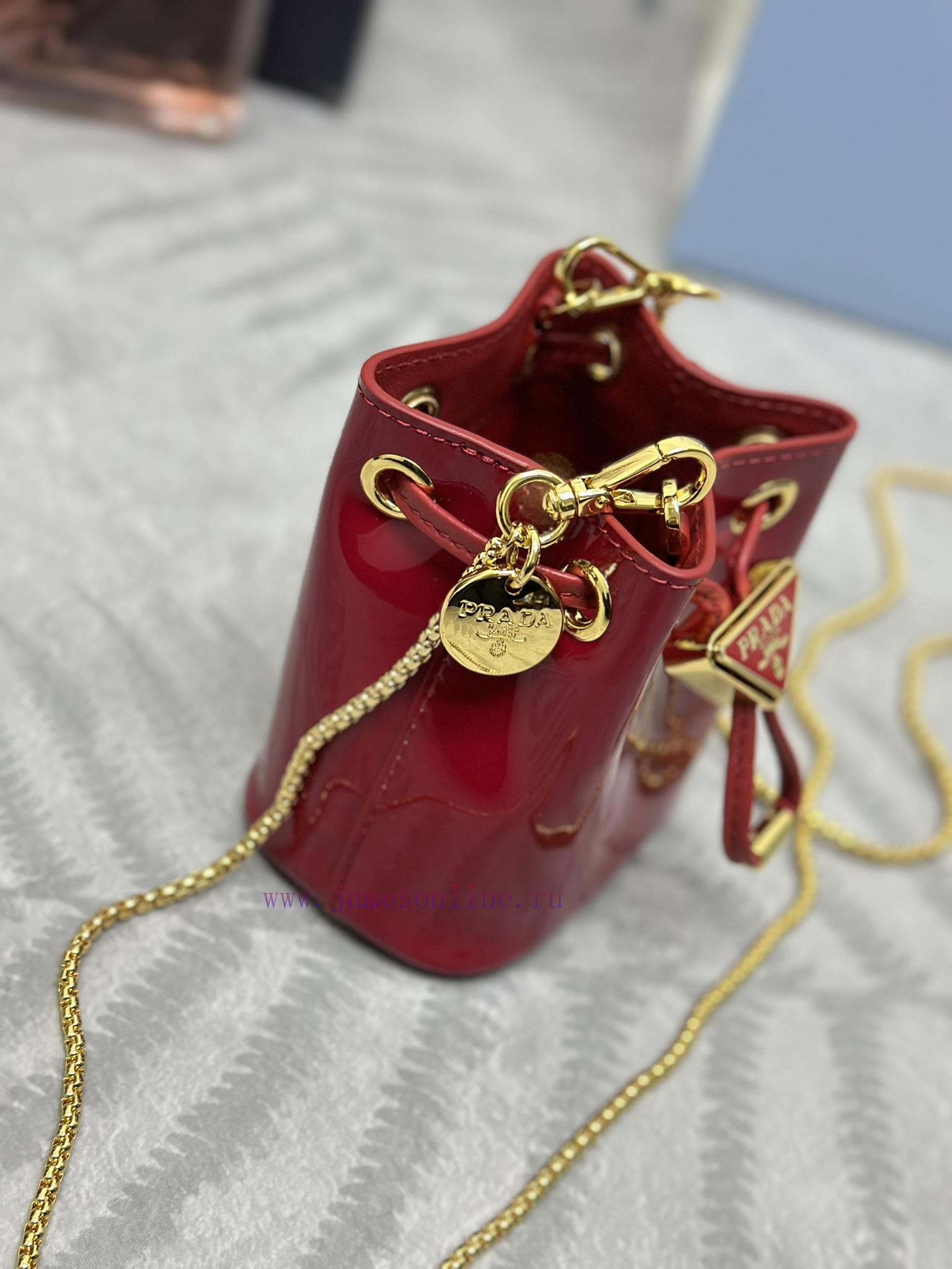 , (Paired version full set packaging, customized), new patent leather small water bucket 1NR0z2vg3xl - Image 4