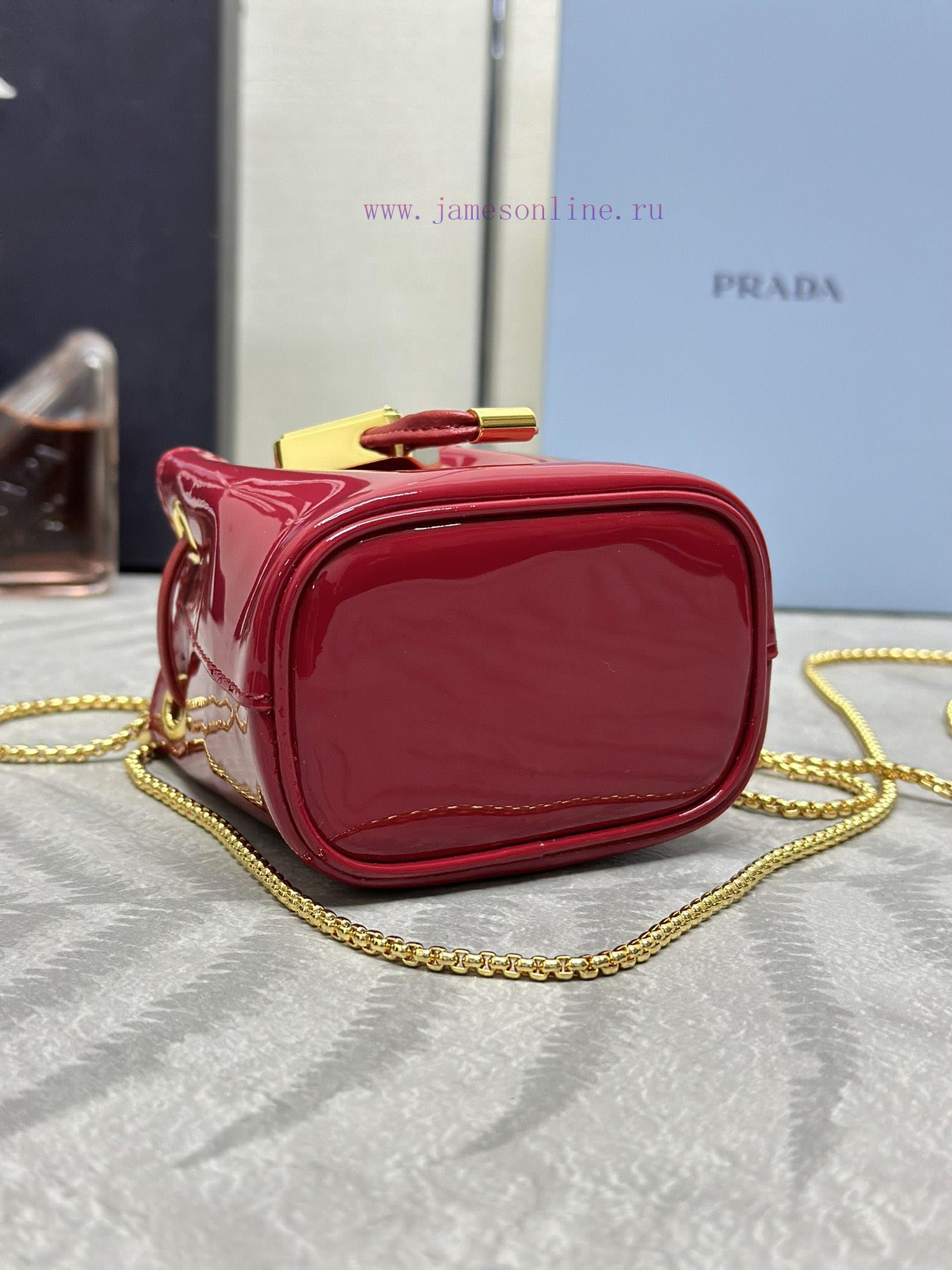 , (Paired version full set packaging, customized), new patent leather small water bucket 1NR0z2vg3xl - Image 6