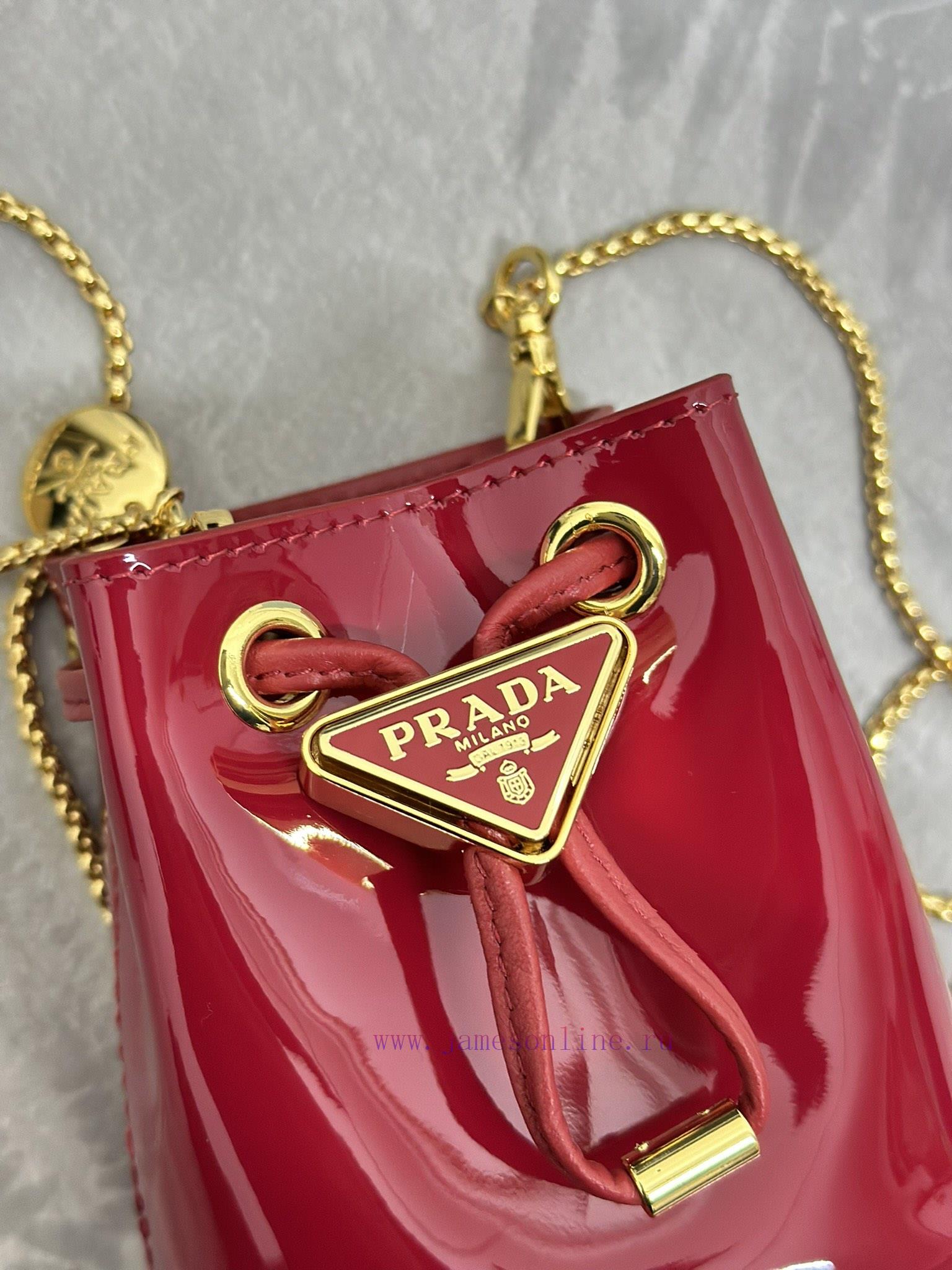 , (Paired version full set packaging, customized), new patent leather small water bucket 1NR0z2vg3xl - Image 7