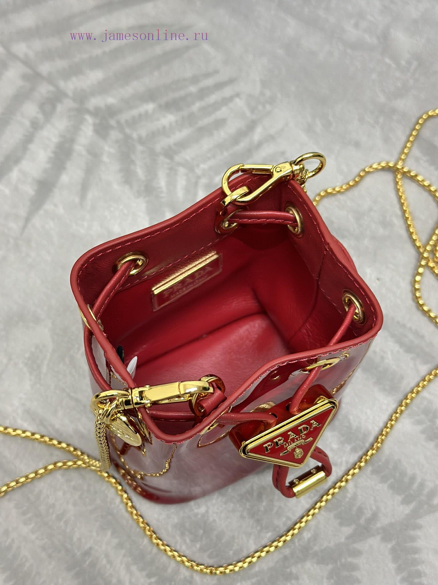 , (Paired version full set packaging, customized), new patent leather small water bucket 1NR0z2vg3xl - Image 9