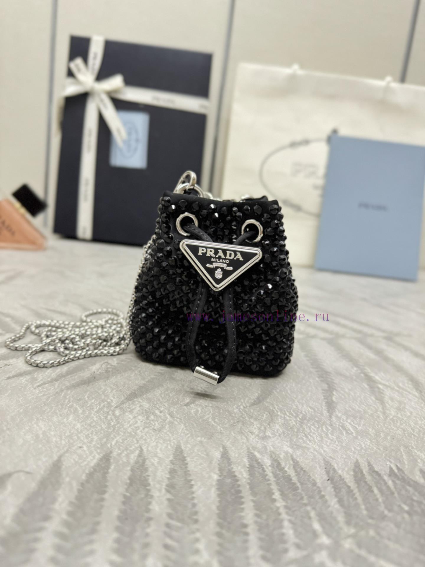 , (Paired version full package, customized), Crystal mini water bucket 1NR016 black diamondTgunv2j2c - Image 2