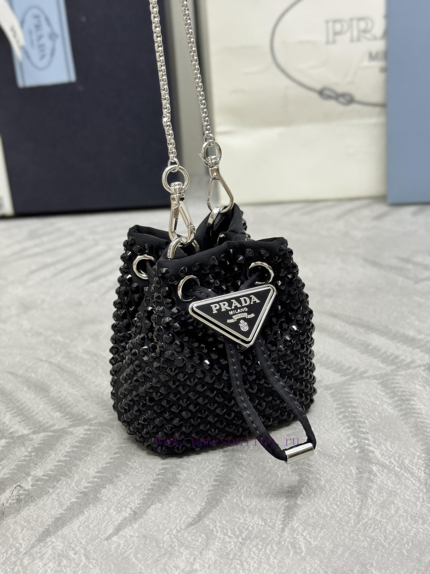 , (Paired version full package, customized), Crystal mini water bucket 1NR016 black diamondTgunv2j2c - Image 3